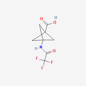 3-(Trifluoroacetamido)bicyclo[1.1.1]pentane-1-carboxylic acid