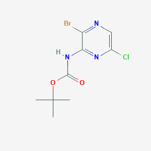 tert-Butyl (3-bromo-6-chloropyrazin-2-yl)carbamate