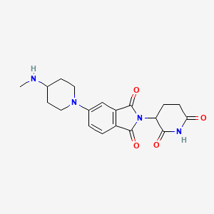 2-(2,6-Dioxopiperidin-3-YL)-5-(4-(methylamino)piperidin-1-YL)isoindoline-1,3-dione