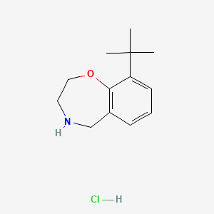 9-Tert-butyl-2,3,4,5-tetrahydro-1,4-benzoxazepine hydrochloride