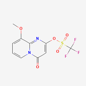 9-methoxy-4-oxo-4H-pyrido[1,2-a]pyrimidin-2-yl trifluoromethanesulfonate