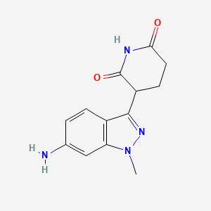 3-(6-amino-1-methyl-1H-indazol-3-yl)piperidine-2,6-dione