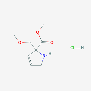 methyl 2-(methoxymethyl)-2,5-dihydro-1H-pyrrole-2-carboxylate hydrochloride