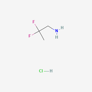 molecular formula C3H8ClF2N B1349931 2,2-Difluoropropylamine hydrochloride CAS No. 868241-48-9