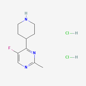 5-Fluoro-2-methyl-4-(piperidin-4-yl)pyrimidine dihydrochloride