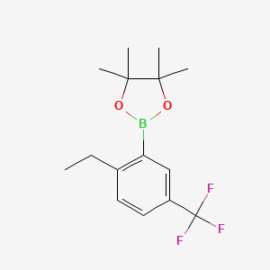 2-(2-Ethyl-5-(trifluoromethyl)phenyl)-4,4,5,5-tetramethyl-1,3,2-dioxaborolane