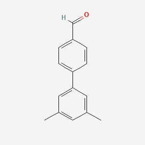 molecular formula C15H14O B1349938 4-(3,5-Dimethylphenyl)benzaldehyde CAS No. 760976-10-1