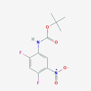 Tert-butyl (2,4-difluoro-5-nitrophenyl)carbamate