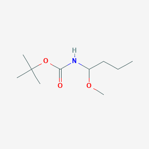 B134994 Carbamic acid, (1-methoxybutyl)-, 1,1-dimethylethyl ester (9CI) CAS No. 131971-62-5