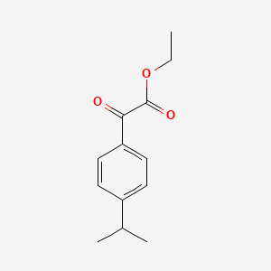 molecular formula C13H16O3 B1349946 4-异丙基苯甲酰甲酸乙酯 CAS No. 34906-84-8