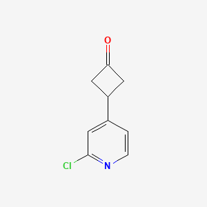 3-(2-Chloropyridin-4-yl)cyclobutan-1-one