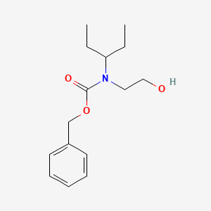 Benzyl (2-hydroxyethyl)(pentan-3-yl)carbamate