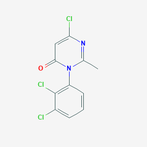 6-Chloro-3-(2,3-dichlorophenyl)-2-methylpyrimidin-4(3H)-one