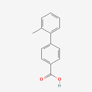 molecular formula C14H12O2 B1349963 4-(2-methylphenyl)benzoic Acid CAS No. 5748-43-6