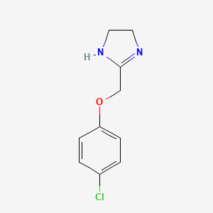 2-[(4-chlorophenoxy)methyl]-4,5-dihydro-1H-imidazole