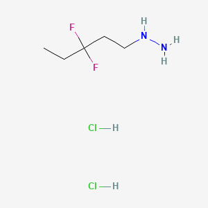 (3,3-Difluoropentyl)hydrazine dihydrochloride