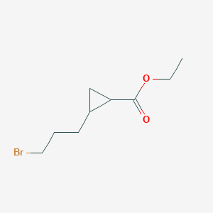 ethyl 2-(3-bromopropyl)cyclopropane-1-carboxylate, Mixture of diastereomers