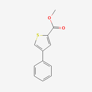 molecular formula C12H10O2S B1349967 Methyl 4-phenylthiophene-2-carboxylate CAS No. 21676-90-4
