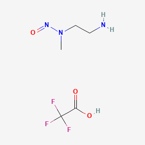 (2-Aminoethyl)(methyl)nitrosoamine, trifluoroacetic acid