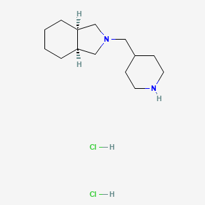 (3aR,7aS)-2-[(piperidin-4-yl)methyl]-octahydro-1H-isoindole dihydrochloride