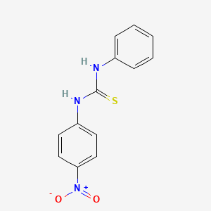 molecular formula C13H11N3O2S B1349971 1-(4-Nitrophenyl)-3-phenyl-2-thiourea CAS No. 7669-49-0