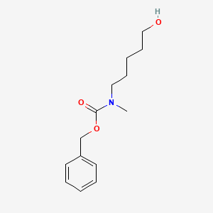 molecular formula C14H21NO3 B13499714 Benzyl (5-hydroxypentyl)(methyl)carbamate 