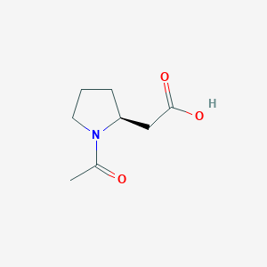 2-[(2S)-1-acetylpyrrolidin-2-yl]acetic acid