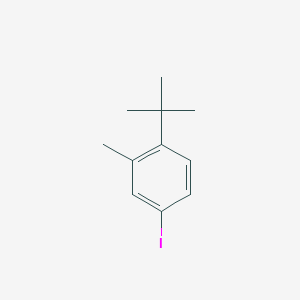 molecular formula C11H15I B13499770 1-Tert-butyl-4-iodo-2-methylbenzene 