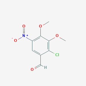 2-Chloro-3,4-dimethoxy-5-nitro-benzaldehyde