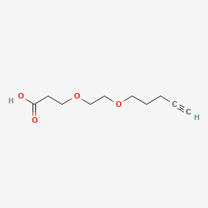 3-[2-(Pent-4-yn-1-yloxy)ethoxy]propanoic acid