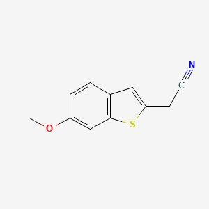 2-(6-Methoxy-1-benzothiophen-2-yl)acetonitrile