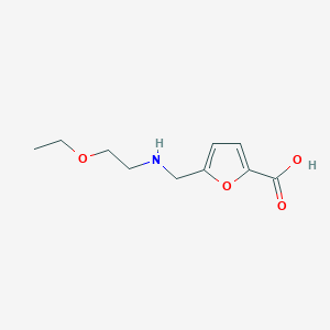 5-{[(2-Ethoxyethyl)amino]methyl}furan-2-carboxylic acid