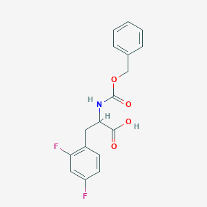 2-{[(Benzyloxy)carbonyl]amino}-3-(2,4-difluorophenyl)propanoic acid