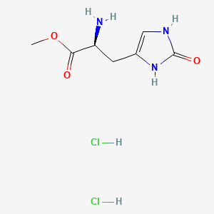 methyl (2S)-2-amino-3-(2-hydroxy-1H-imidazol-4-yl)propanoate dihydrochloride