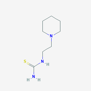 molecular formula C8H17N3S B1349984 1-(2-Piperidinoethyl)-2-thiourea CAS No. 206761-87-7