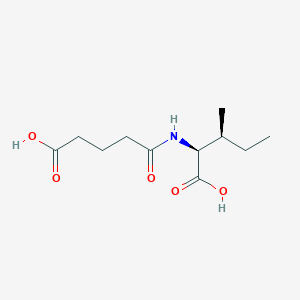 (2S,3S)-2-(4-carboxybutanamido)-3-methylpentanoic acid