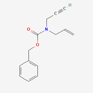 molecular formula C14H15NO2 B13499865 Benzyl allyl(prop-2-yn-1-yl)carbamate 