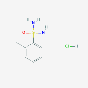 2-Methylbenzene-1-sulfonoimidamide hydrochloride