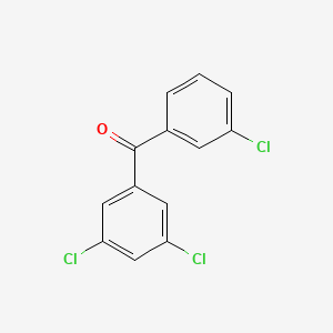 molecular formula C13H7Cl3O B1349991 3,3',5'-Trichlorobenzophenone CAS No. 844884-95-3