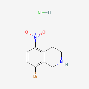 8-Bromo-5-nitro-1,2,3,4-tetrahydroisoquinoline hydrochloride