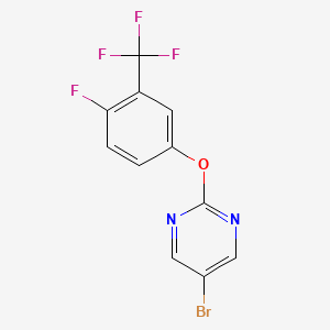 5-Bromo-2-[4-fluoro-3-(trifluoromethyl)phenoxy]pyrimidine