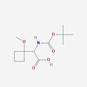 2-{[(Tert-butoxy)carbonyl]amino}-2-(1-methoxycyclobutyl)aceticacid