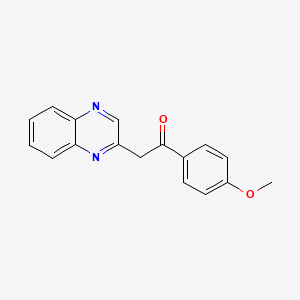 1-(4-Methoxyphenyl)-2-quinoxalin-2-ylethanone