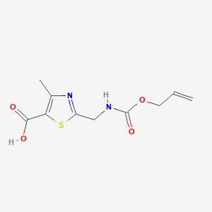 4-Methyl-2-[[[(2-propen-1-yloxy)carbonyl]amino]methyl]-5-thiazolecarboxylic acid