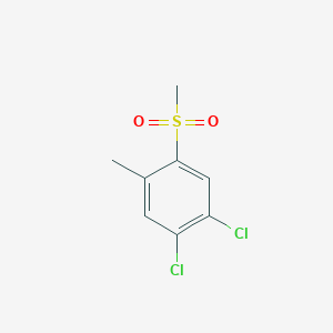 1,2-Dichloro-4-methyl-5-(methylsulfonyl)benzene