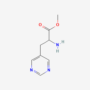 Methyl 2-amino-3-(pyrimidin-5-yl)propanoate