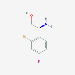 (S)-2-Amino-2-(2-bromo-4-fluorophenyl)ethan-1-OL