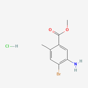 Methyl 5-amino-4-bromo-2-methylbenzoate hydrochloride