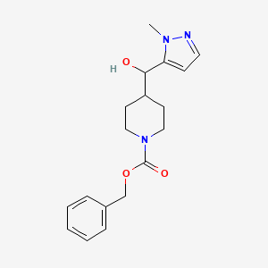 Benzyl 4-(hydroxy(1-methyl-1H-pyrazol-5-yl)methyl)piperidine-1-carboxylate