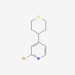 2-Bromo-4-(thian-4-yl)pyridine